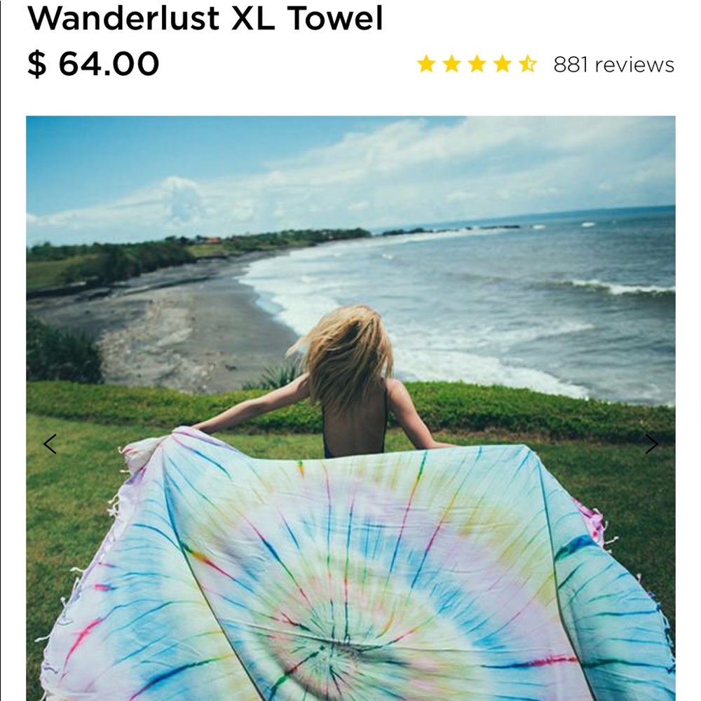 Wanderlust XL towel Sand cloud